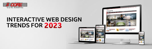Interactive web design trends for 2023