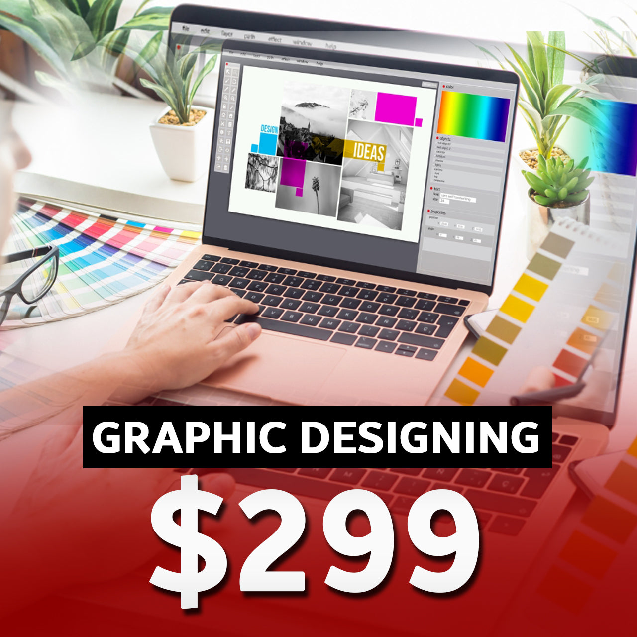 GRAPHIC DESIGNING-$299